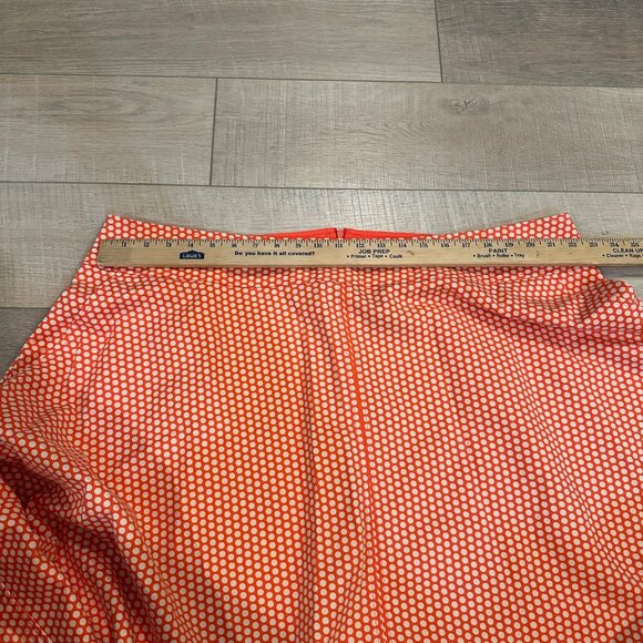 LANE BRYANT WOMENS ORANGE POLKA DOT SKIRT SIZE 26 THE MODERNIST COLLECTION - Picture 4 of 8